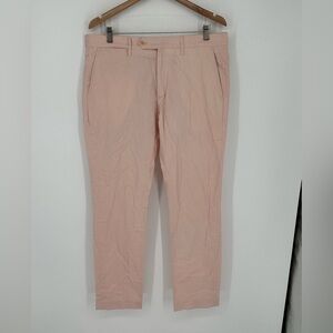 Todd Snyder Mens Sz 36x32 Linen Blend Pink Chino Pants Trousers J8
